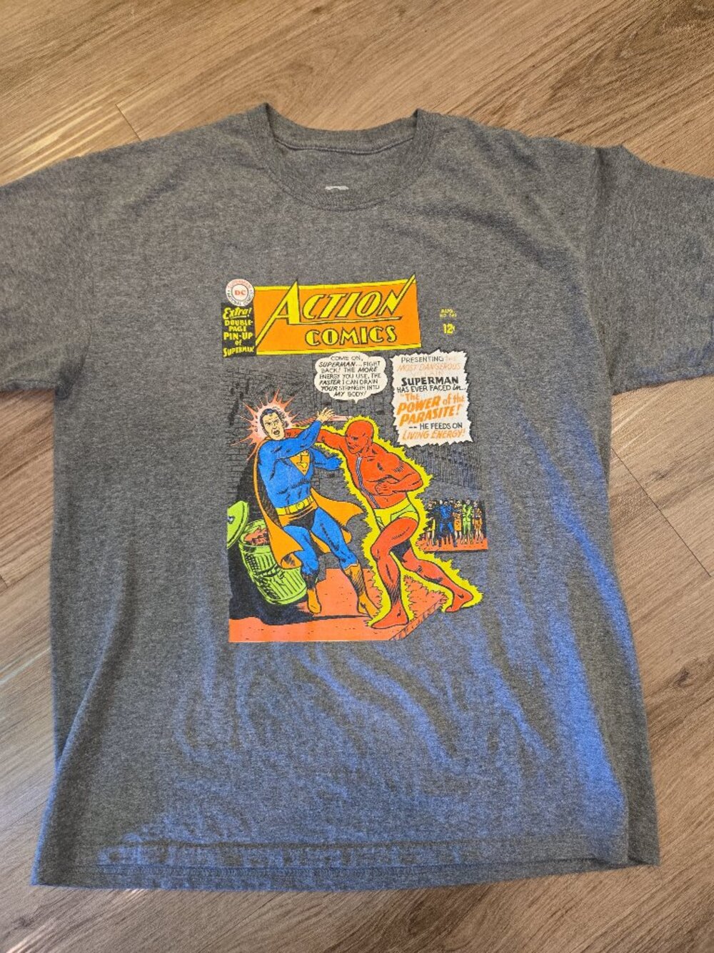 Vintage Superman Action Comics #340 "PARASITE" Graphic T-Shirt
